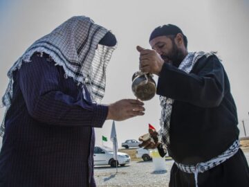 چهارمین موکب نیشکر در طریق‌الحسین برپا شد؛ تاکید مدیرعامل توسعه نیشکر بر خدمات‌رسانی مطلوب به زائرین در موکب‌های نیشکر