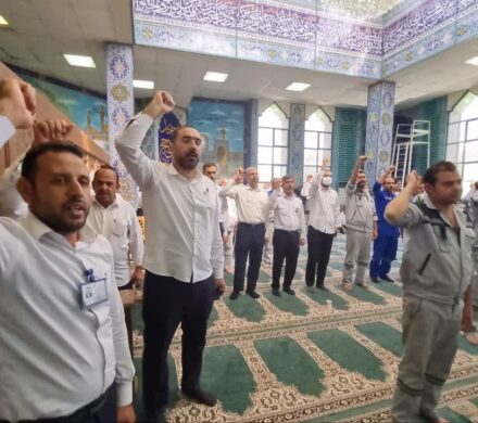  حضور گسترده کارکنان شرکت پتروشیمی مارون در محکومیت حملات گسترده رژیم صهیونیستی در بمباران غزه/یکصدا؛ مرگ بر اسرائیل