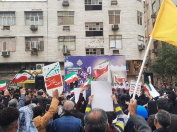 حضور پرشور مردم اهواز در یوم الله ۲۲ بهمن
