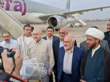 رییس مجلس شورای اسلامی وارد خوزستان شد