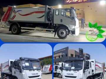 شهردار شهر شرافت خبر داد؛ اضافه شدن یکدستگاه خودرو زباله کش نیمه سنگین به ناوگان خدمات شهری شهرداری شرافت