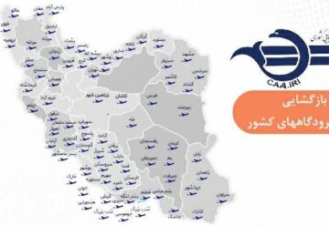 بازگشایی فرودگاه‌های کشور برای پروازهای داخلی و خارجی و فضای کشور برای پروازهای عبوری بین المللی