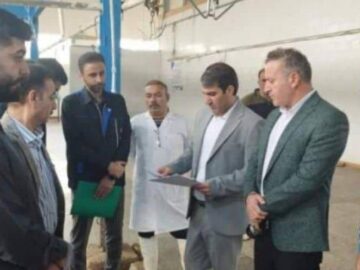 بازدید مشترک تیم کارشناسی از وضعیت تصفیه خانه فاضلاب کشتارگاه شهرداری شوشتر