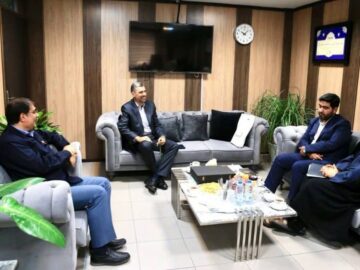 دیدار نماینده آستان قدس رضوی در خوزستان با قائم مقام مدیرعامل فولاد خوزستان