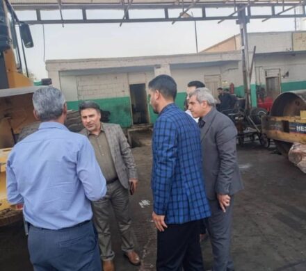بازدید شهردار کهن شهر شوشتر از واحد موتوری شهرداری شوشتر