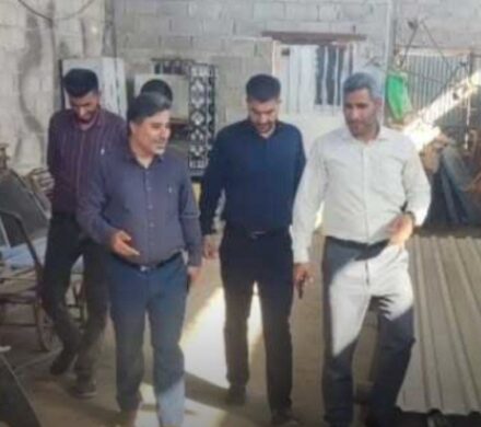بازدید شهردار کهن شهر شوشتر از واحد موتوری معاونت خدمات شهری شهرداری شوشتر