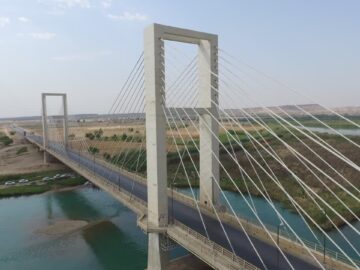 بازگشایی پل کابلی شهید بهرامی شوشتر از فردا ۲۶ شهریور