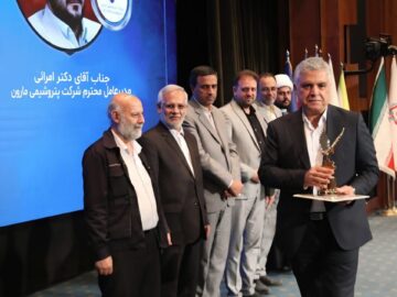 پتروشیمی مارون همچنان می درخشد؛ تنها شرکت دریافت کننده ۷ اعتبارنامه ملی در اجلاس سراسری