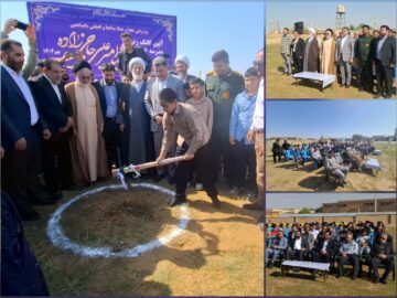 مدیر آموزش و پرورش شهرستان شوشتر خبر داد: کلنگ زنی دبیرستان ۶ کلاسه شهید امیر علی حاجی زاده در شهرک شهید نورمحمدی (گلالک) شهرستان شوشتر