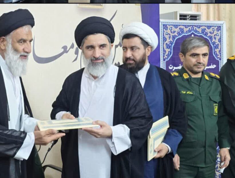 آیین تکریم و معارفه امام جمعه شهرستان بندرهندیجان برگزار شد