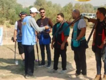 فرهنگ سازی زیست محیطی در مسابقات استانی تیراندازی به اهداف پروازی (اسپورتینگ)