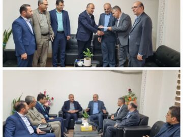 مراسم معارفه سرپرست اداره ثبت احوال شهرستان دزپارت برگزار شد