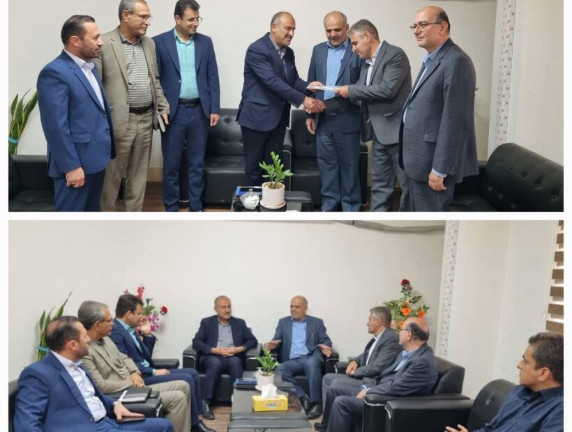 مراسم معارفه سرپرست اداره ثبت احوال شهرستان دزپارت برگزار شد